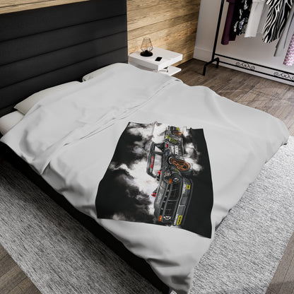 Hoonitruck drifting F150 truck Velveteen Plush Blanket