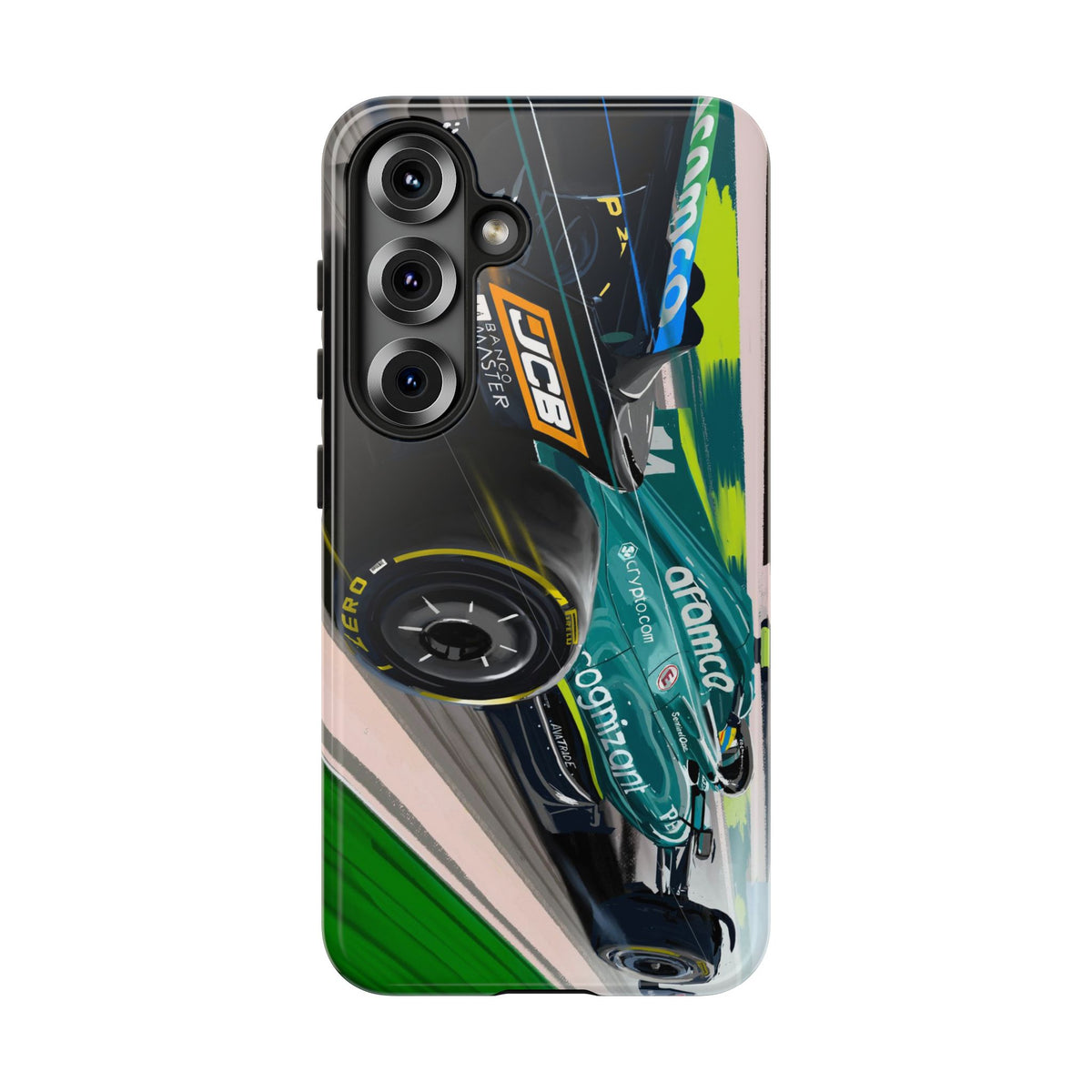 Fernando Alonso F1 Case iPhone 17 16 15 14 13 12 Samsung Galaxy Pixel