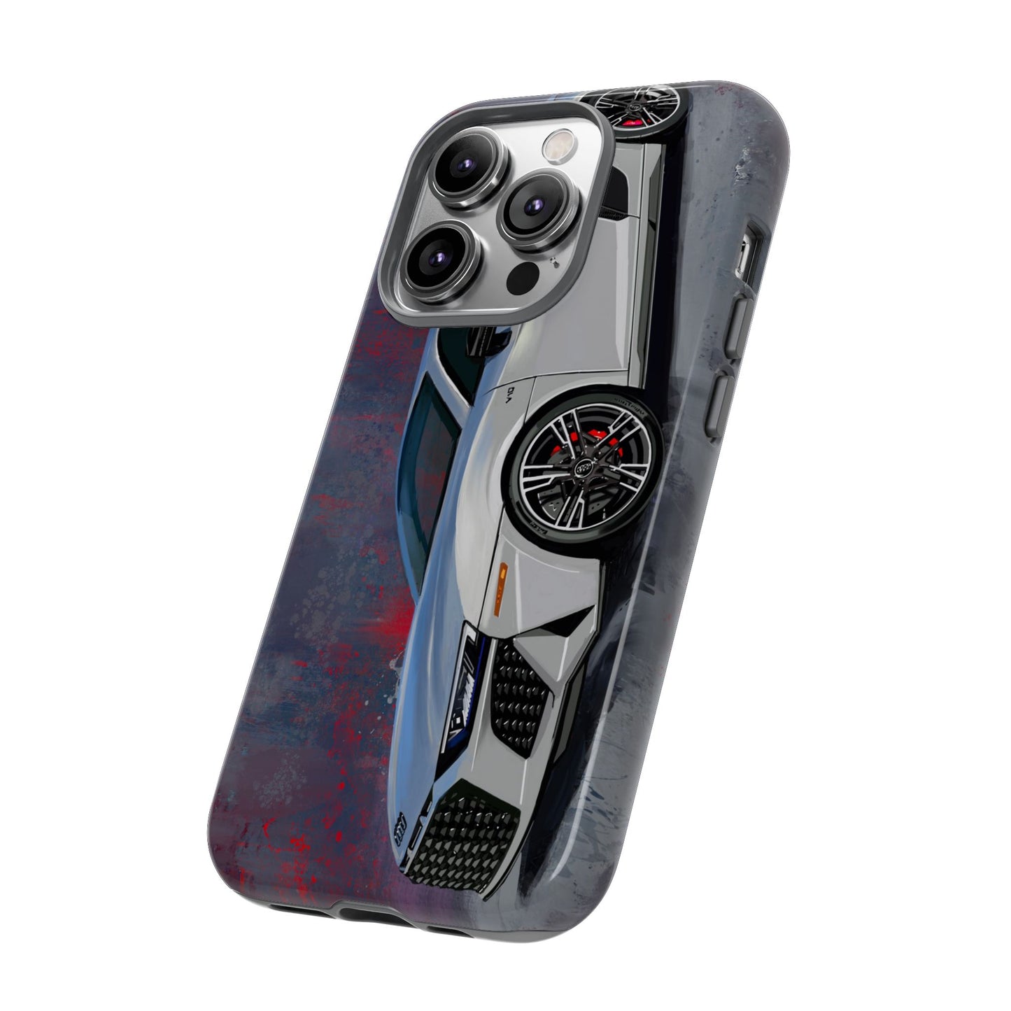 Audi R8 Case iPhone 16 15 14 13 12 11 Pro max Samsung Galaxy Pixel Slim Tough