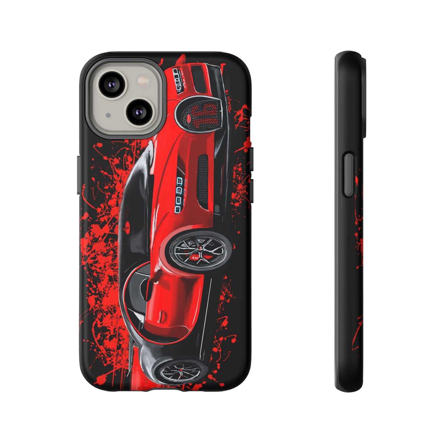 Red Bugatti Chiron Case iPhone 16 15 14 13 12 11 Pro max Samsung Galaxy Pixel