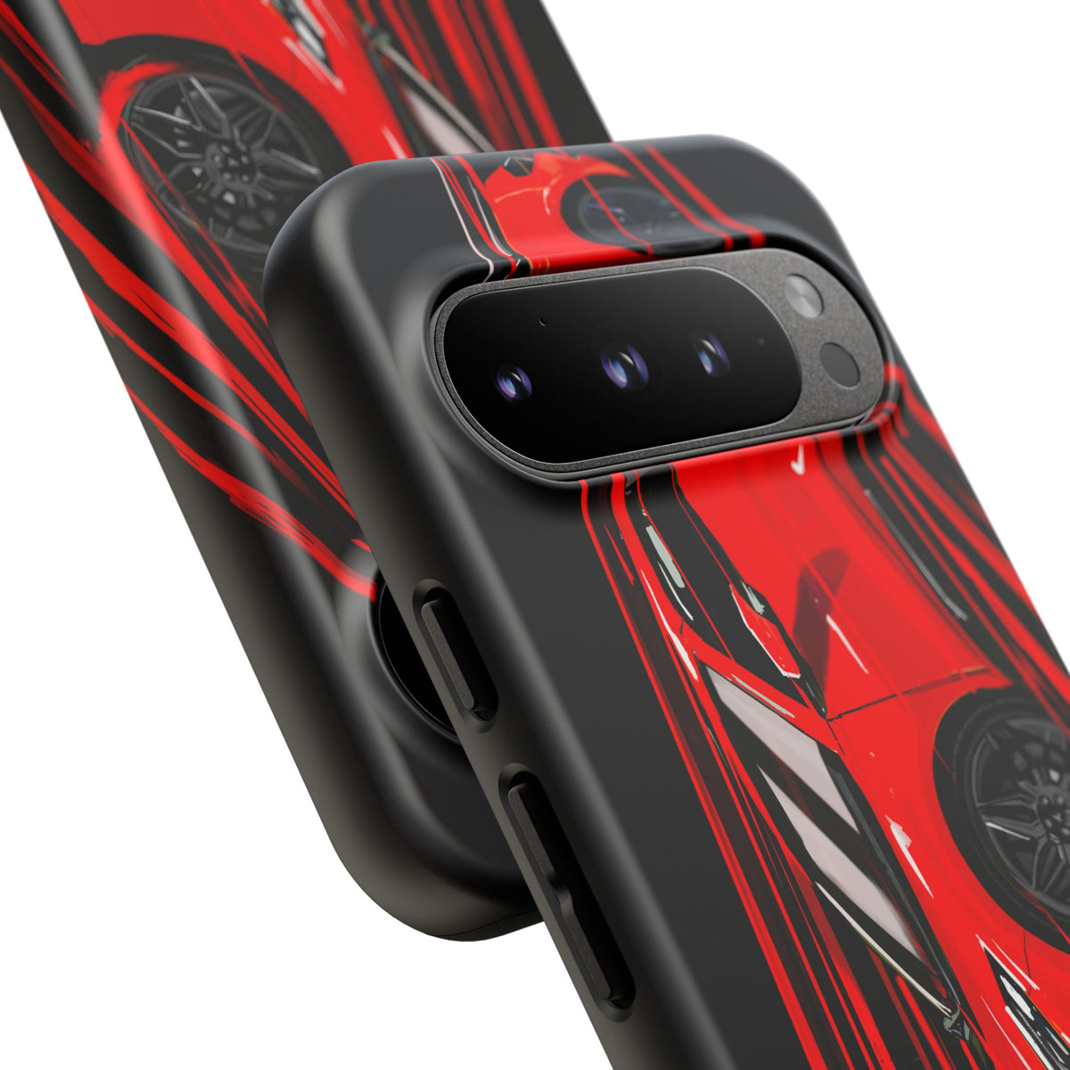 Red C8 corvette Z06 Case iPhone 18 17 16 15 14 13 12 11 Pro Samsung Galaxy Pixel
