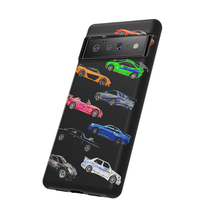 Fast and furious movie cars Case iPhone 16 15 14 13 12 11pro Samsung Galaxy Pixel
