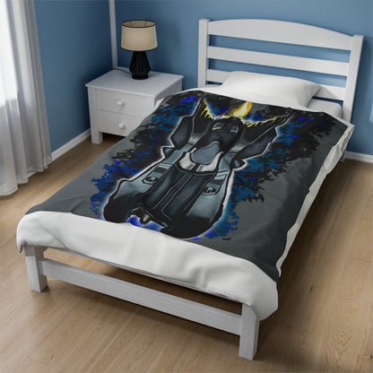 89 Batmobile movie car Microfiber Blanket