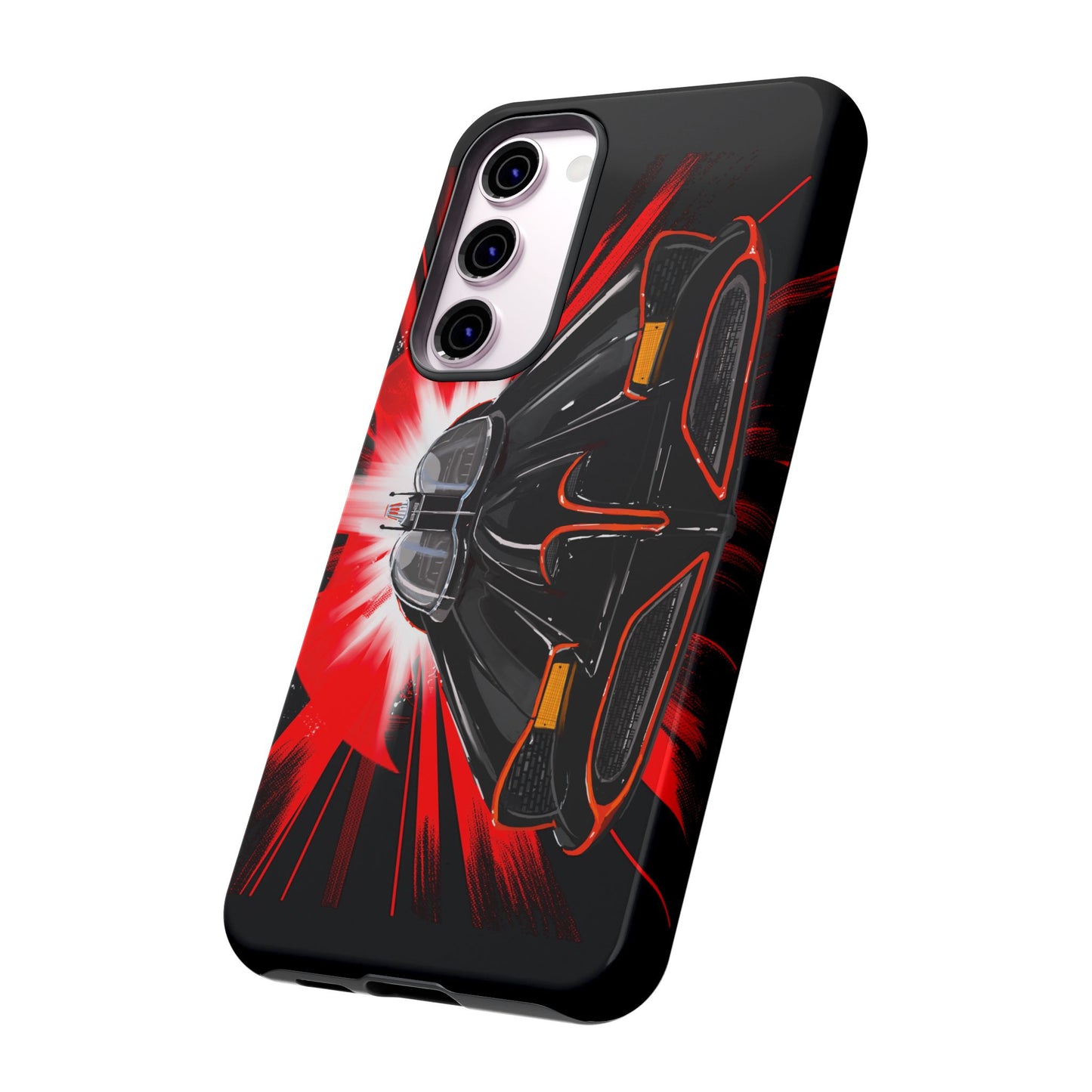 Classic Batmobile Batman fan Phone Case Samsung iPhone 16,15,14,13 Galaxy, pixel