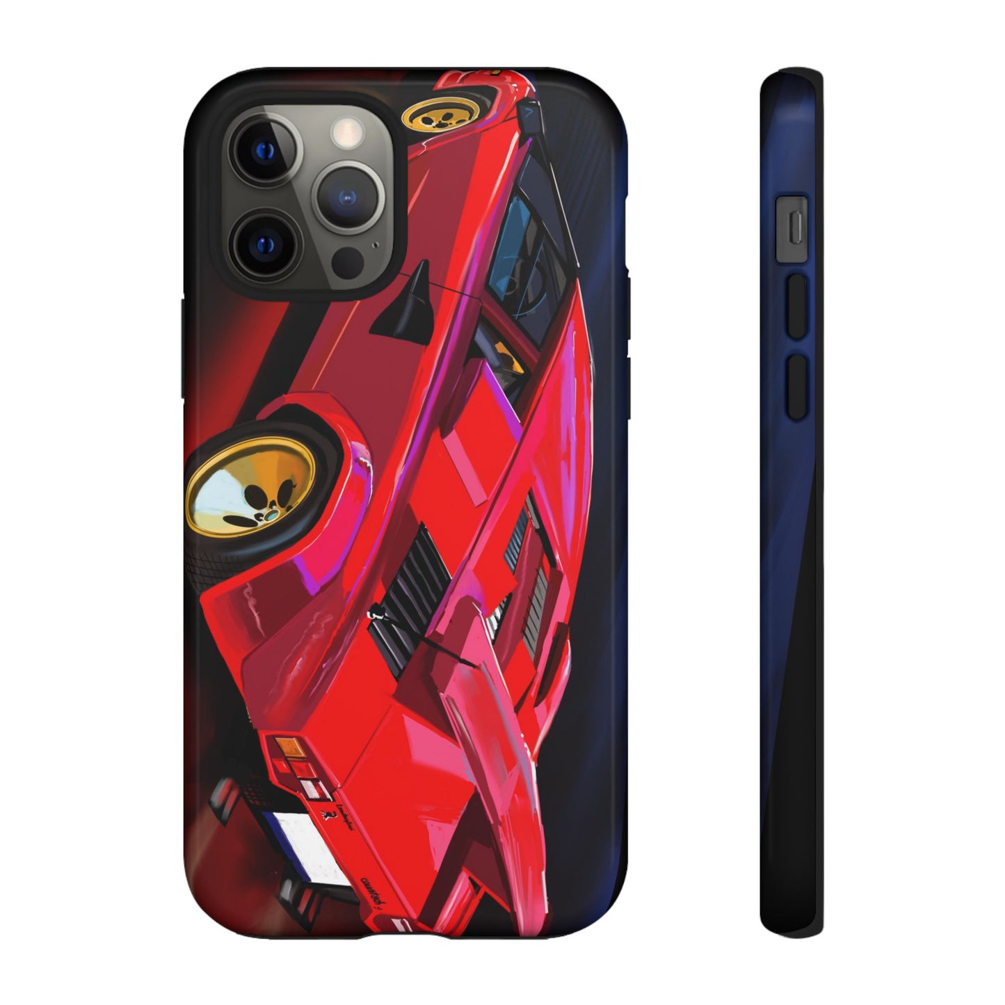 Lamborghini Countach iPhone 16 15 14 13 12 11 Pro max Samsung Galaxy Pixel Slim
