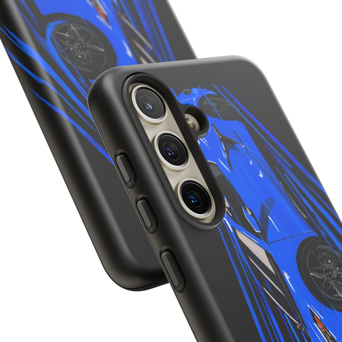 Blue Corvette C8 z06 Design for iPhone 18 17 16 15 14 13 Pro Max