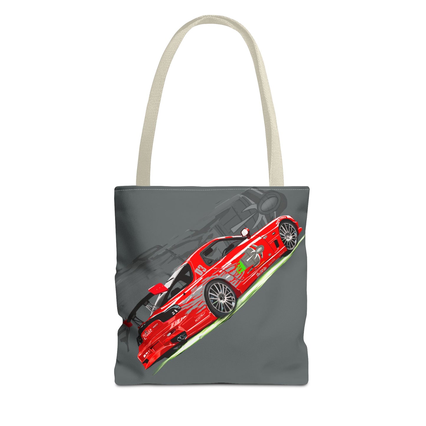 Fast and Furious Dom's RX7  Library Carry Tote Bag (AOP)