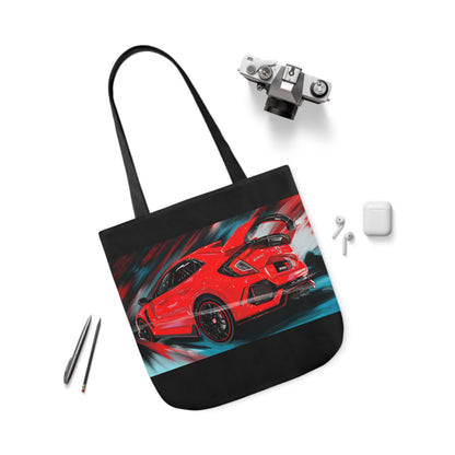 Honda civic type R JDM Canvas Tote Bag, 5-Color Straps