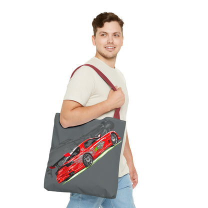 Fast and Furious Dom's RX7  Library Carry Tote Bag (AOP)