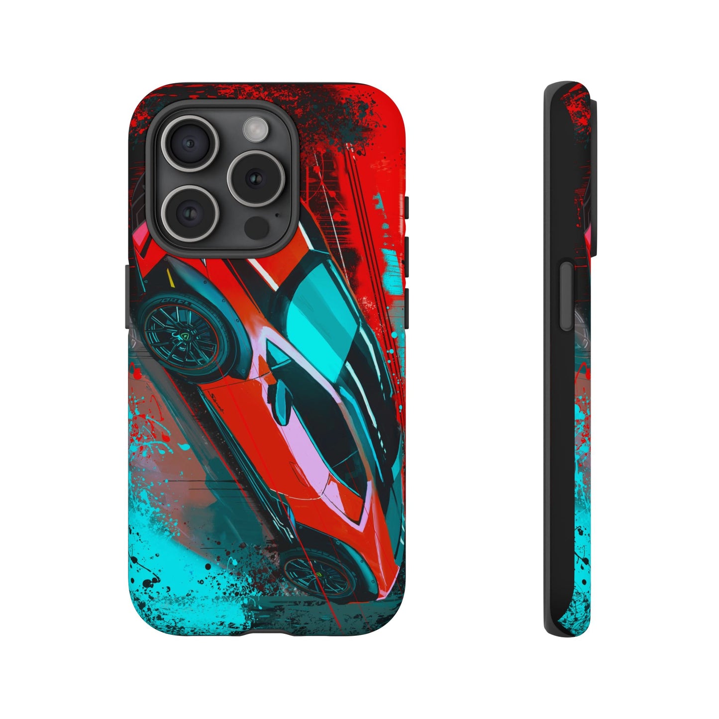 Red Lamborghini Sterrato Case iPhone 16 15 14 13 12 11 Pro Samsung Galaxy Pixel