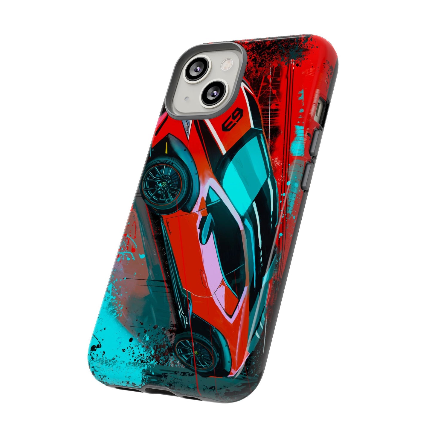 Red Lamborghini Sterrato Case iPhone 16 15 14 13 12 11 Pro Samsung Galaxy Pixel
