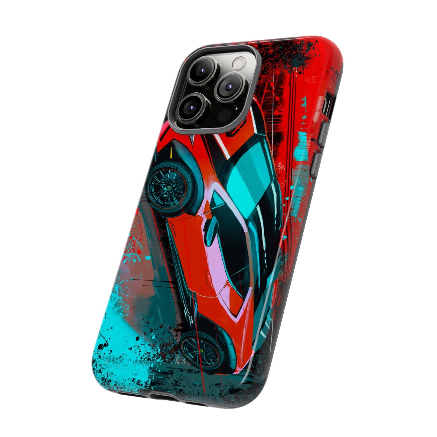 Red Lamborghini Sterrato Case iPhone 16 15 14 13 12 11 Pro Samsung Galaxy Pixel