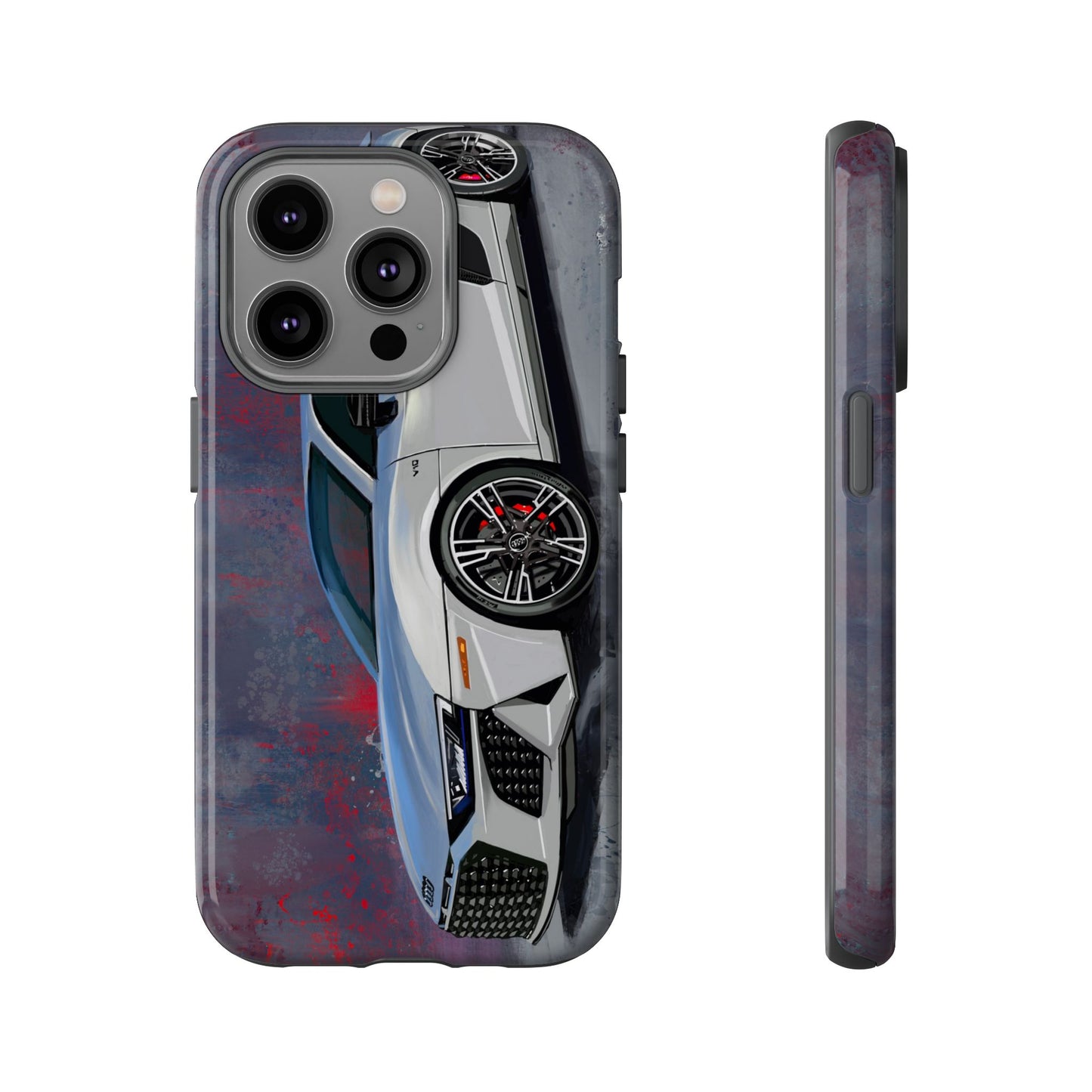 Audi R8 Case iPhone 16 15 14 13 12 11 Pro max Samsung Galaxy Pixel Slim Tough
