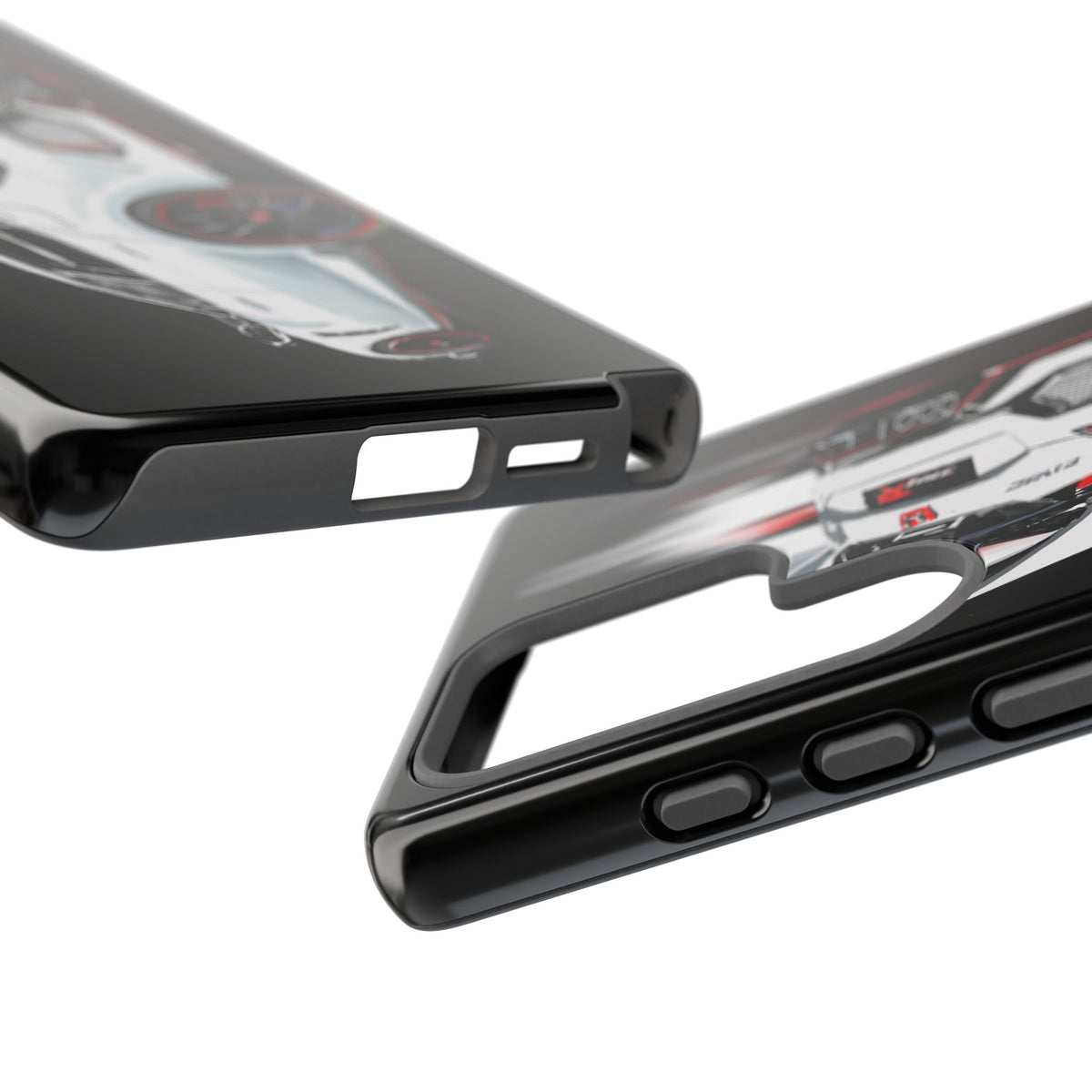 White Type-r civic Case iPhone 18 17 16 15 14 13 12 Pro Samsung Galaxy Pixel