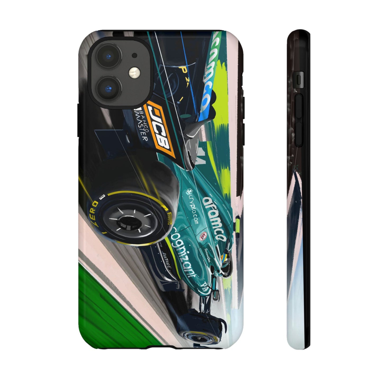 Fernando Alonso F1 Case iPhone 17 16 15 14 13 12 Samsung Galaxy Pixel