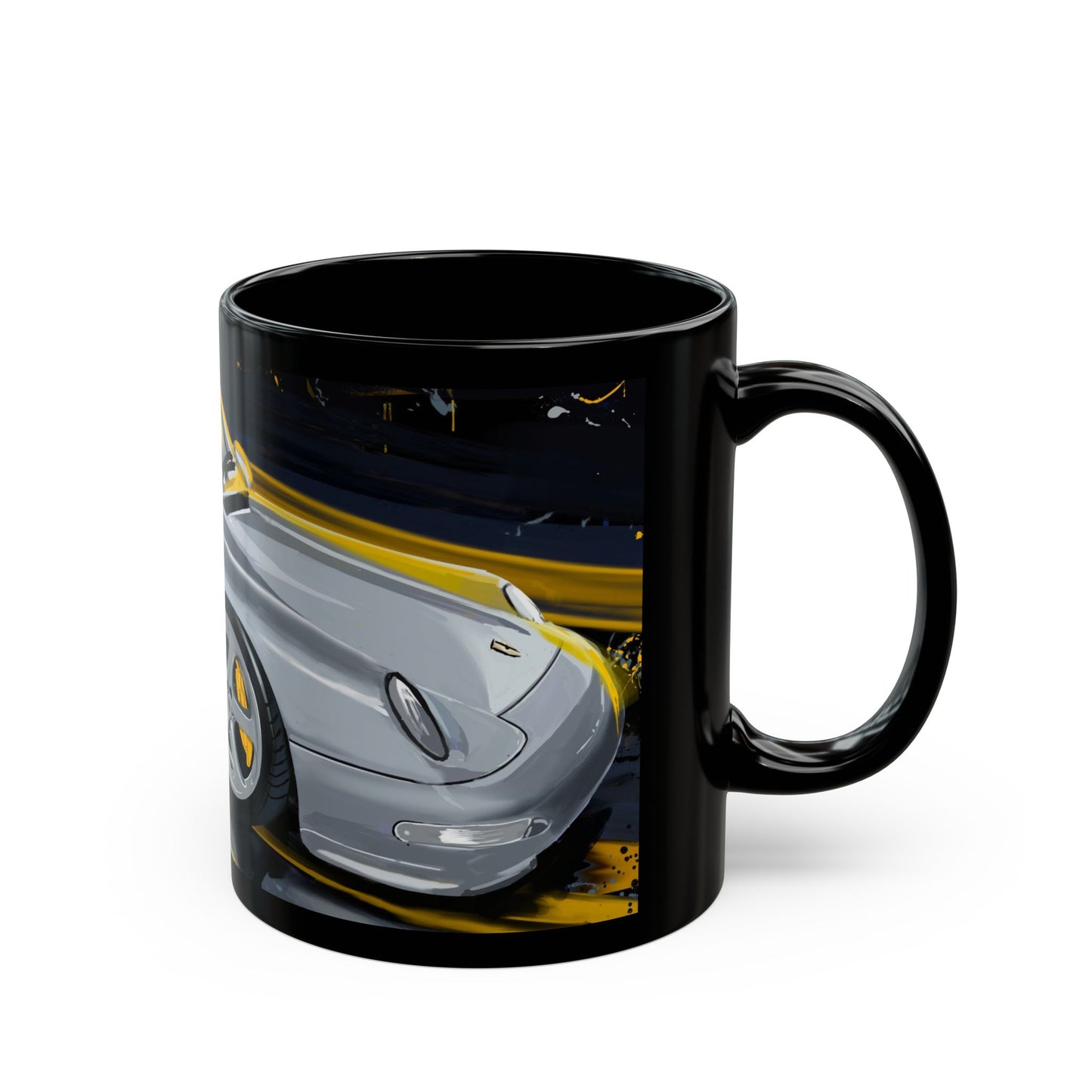911 sports car 993 Black Coffee Tea Mug (11oz, 15oz)
