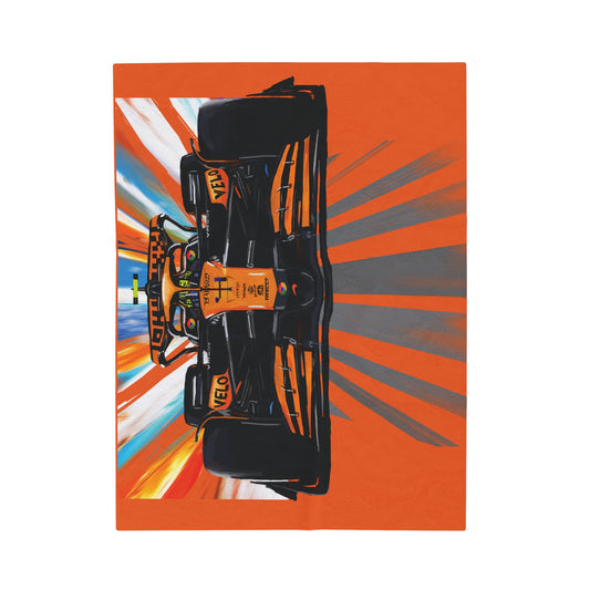 Lando Norris McLaren F1 Microfiber Blanket