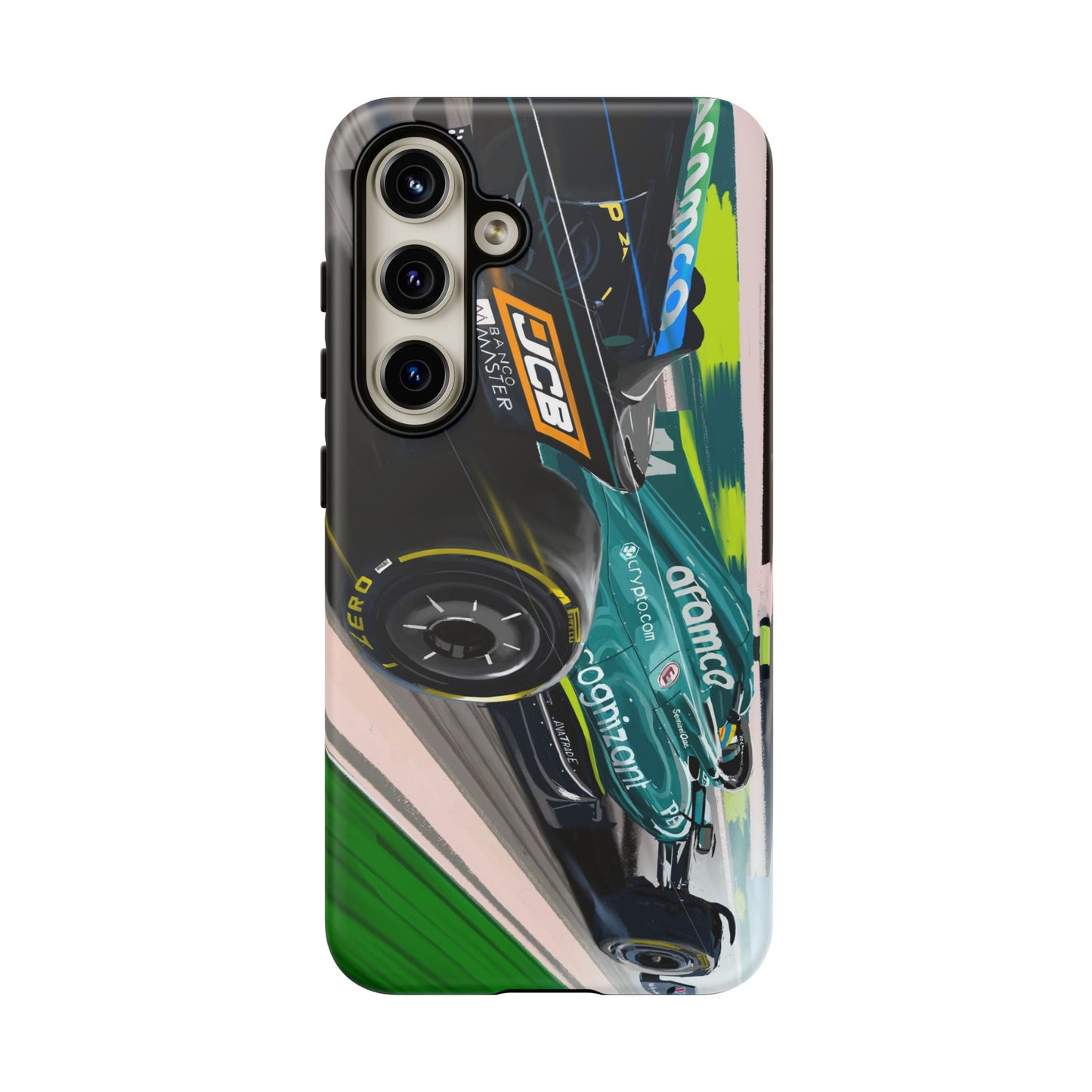 Fernando Alonso F1 Case iPhone 17 16 15 14 13 12 Samsung Galaxy Pixel