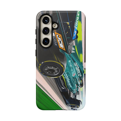 Fernando Alonso F1 Case iPhone 17 16 15 14 13 12 Samsung Galaxy Pixel