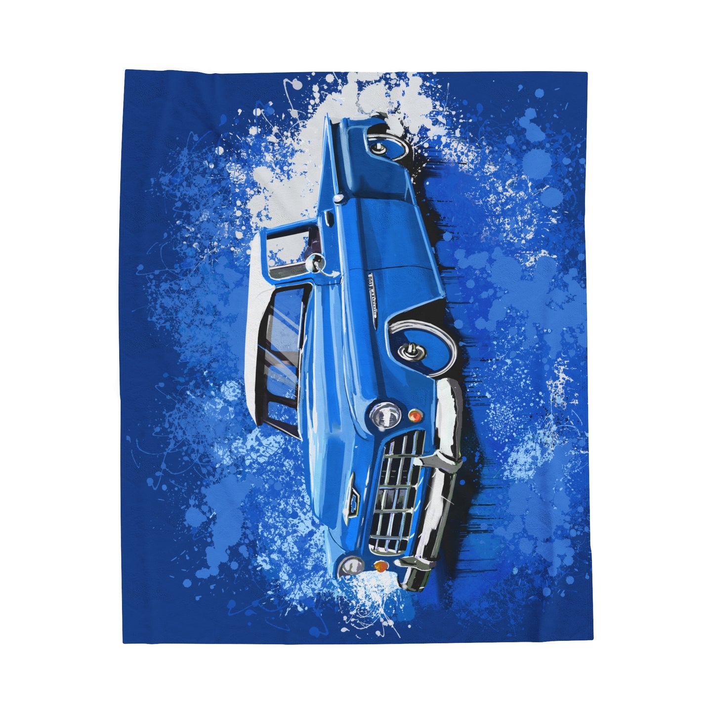 55 Chevy 3100 pickup classic Microfiber Blanket