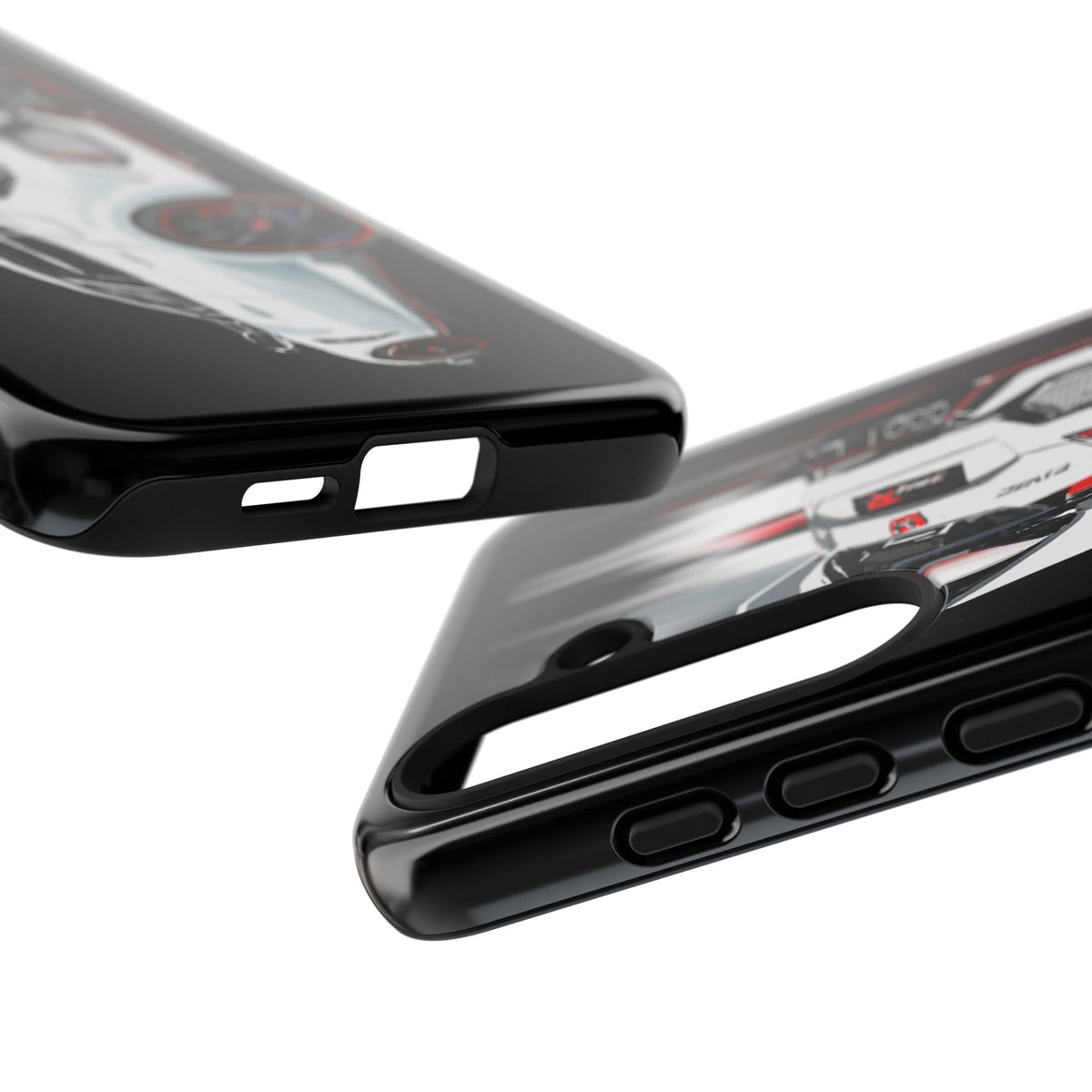 White Type-r civic Case iPhone 18 17 16 15 14 13 12 Pro Samsung Galaxy Pixel