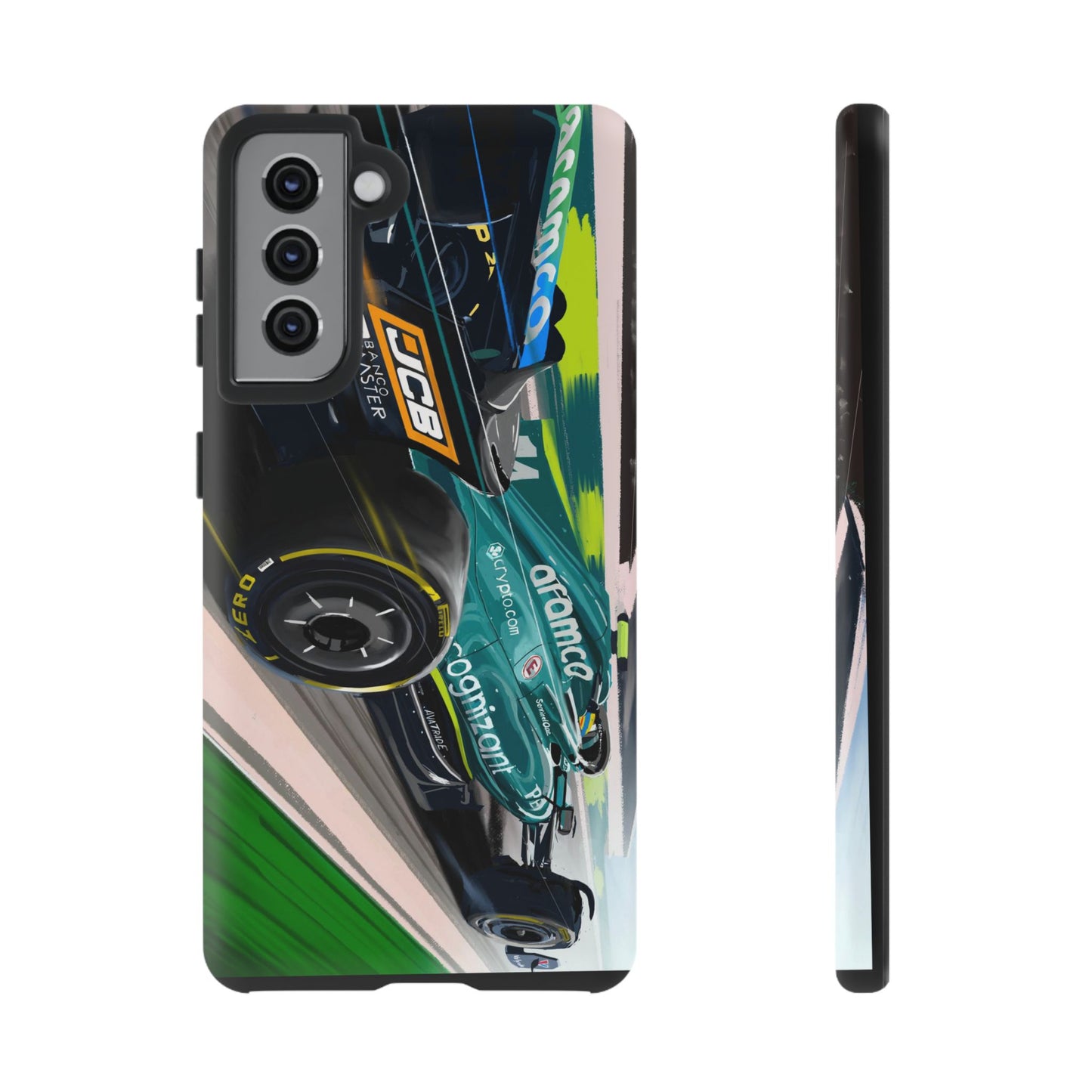 Fernando Alonso F1 Case iPhone 17 16 15 14 13 12 Samsung Galaxy Pixel