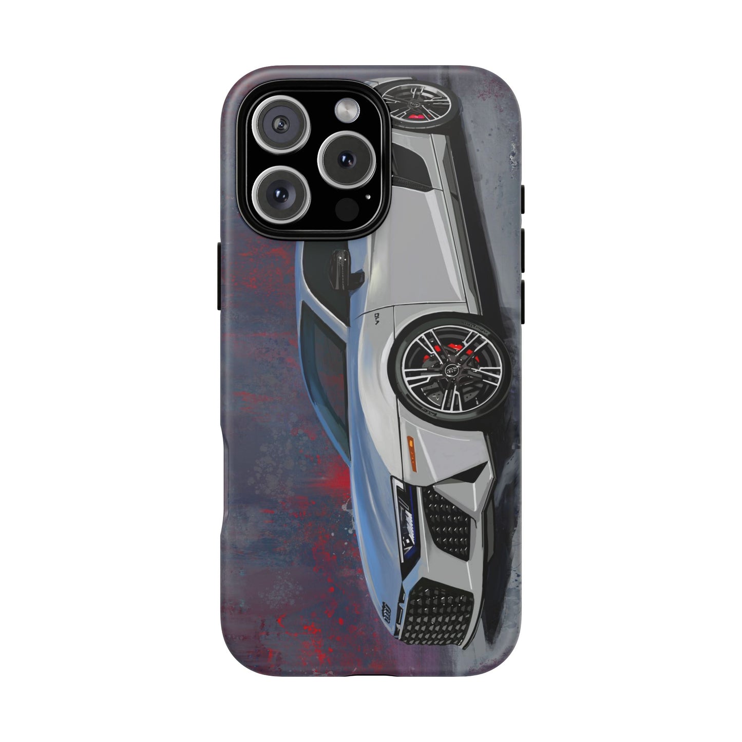 Audi R8 Case iPhone 16 15 14 13 12 11 Pro max Samsung Galaxy Pixel Slim Tough