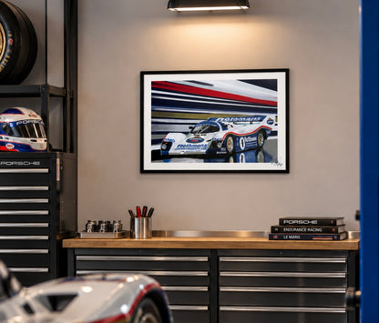 Porsche 962 Giclee print