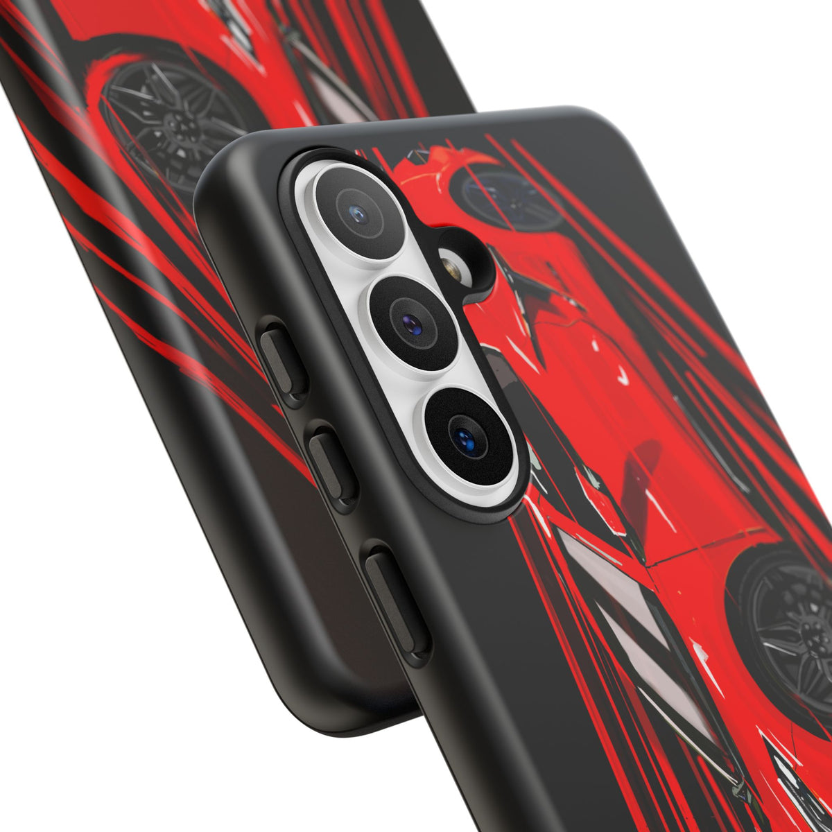 Red C8 corvette Z06 Case iPhone 18 17 16 15 14 13 12 11 Pro Samsung Galaxy Pixel
