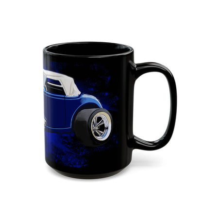 Blue Hot Rod dad gift Mug coffee tea(11oz, 15oz)