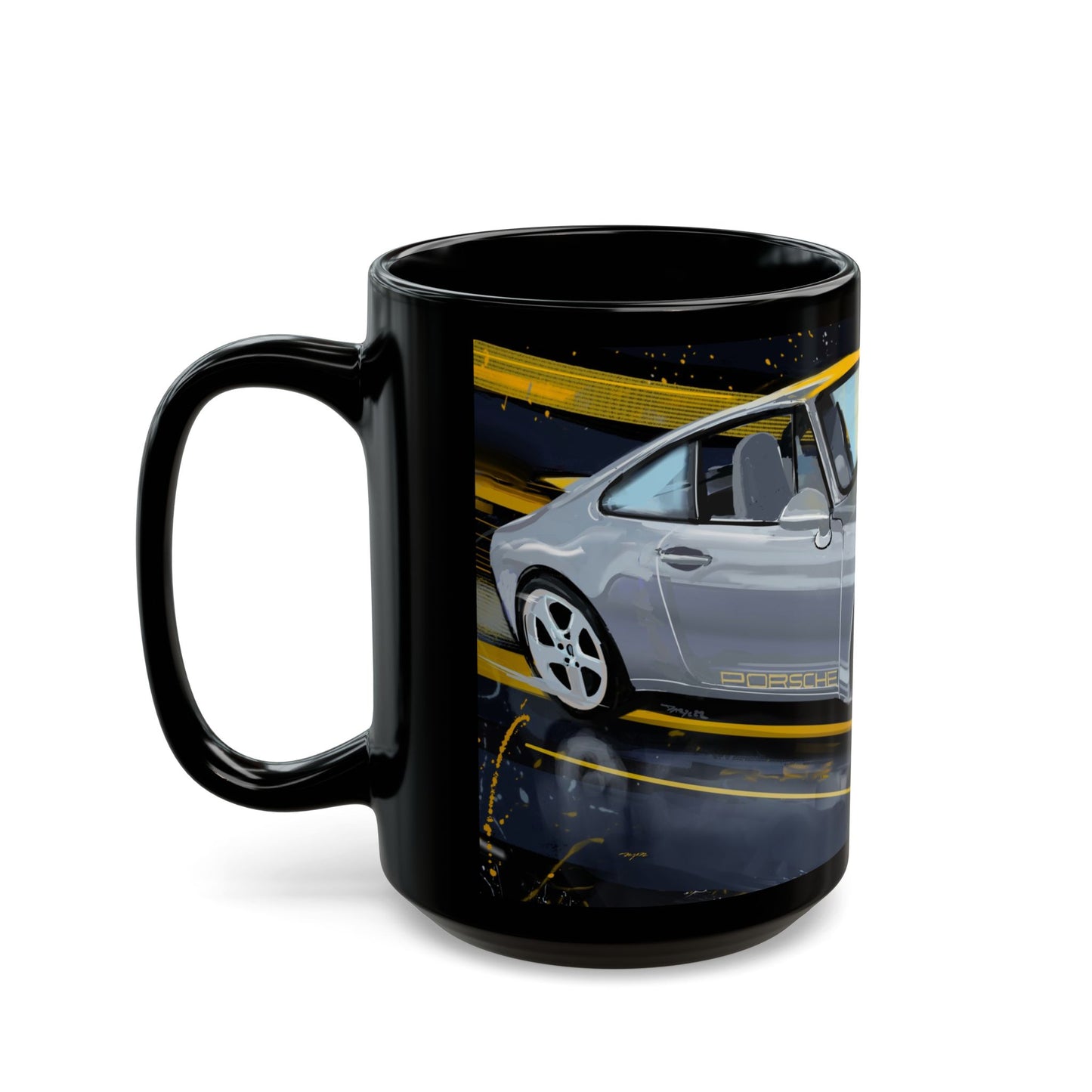 911 sports car 993 Black Coffee Tea Mug (11oz, 15oz)