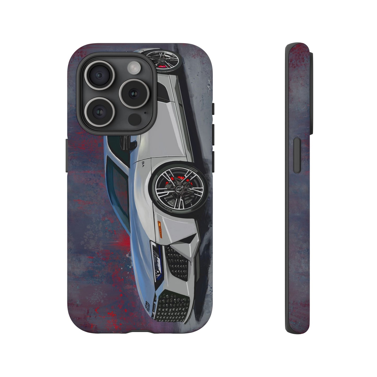 Audi R8 Case iPhone 16 15 14 13 12 11 Pro max Samsung Galaxy Pixel Slim Tough