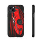 Red C8 corvette Z06 Case iPhone 18 17 16 15 14 13 12 11 Pro Samsung Galaxy Pixel