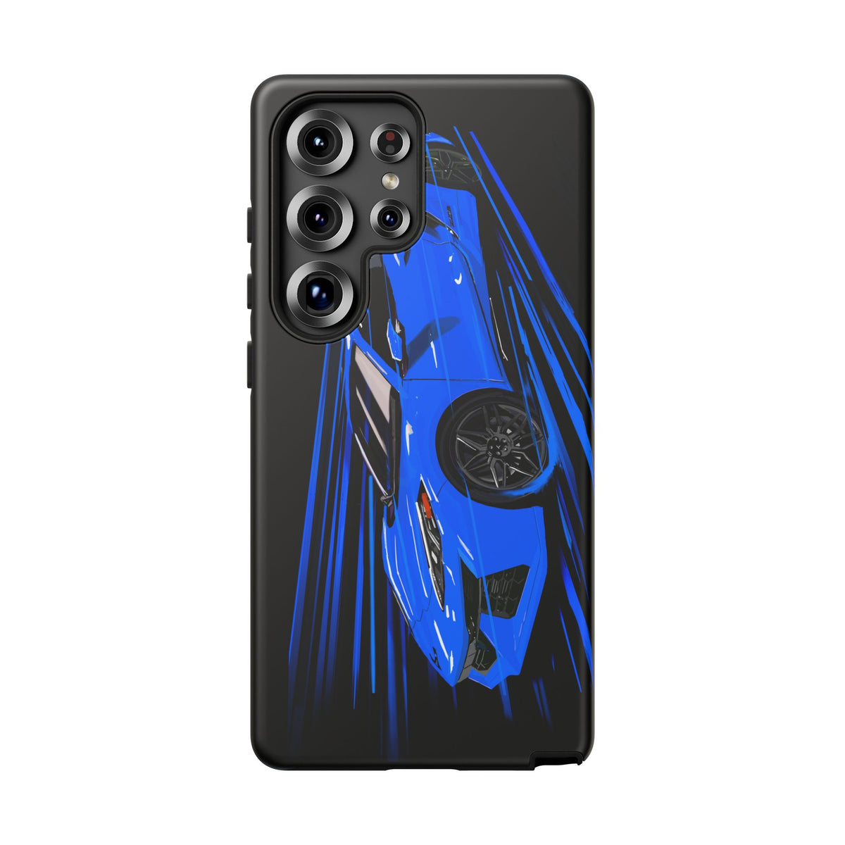 Blue Corvette C8 z06 Design for iPhone 18 17 16 15 14 13 Pro Max