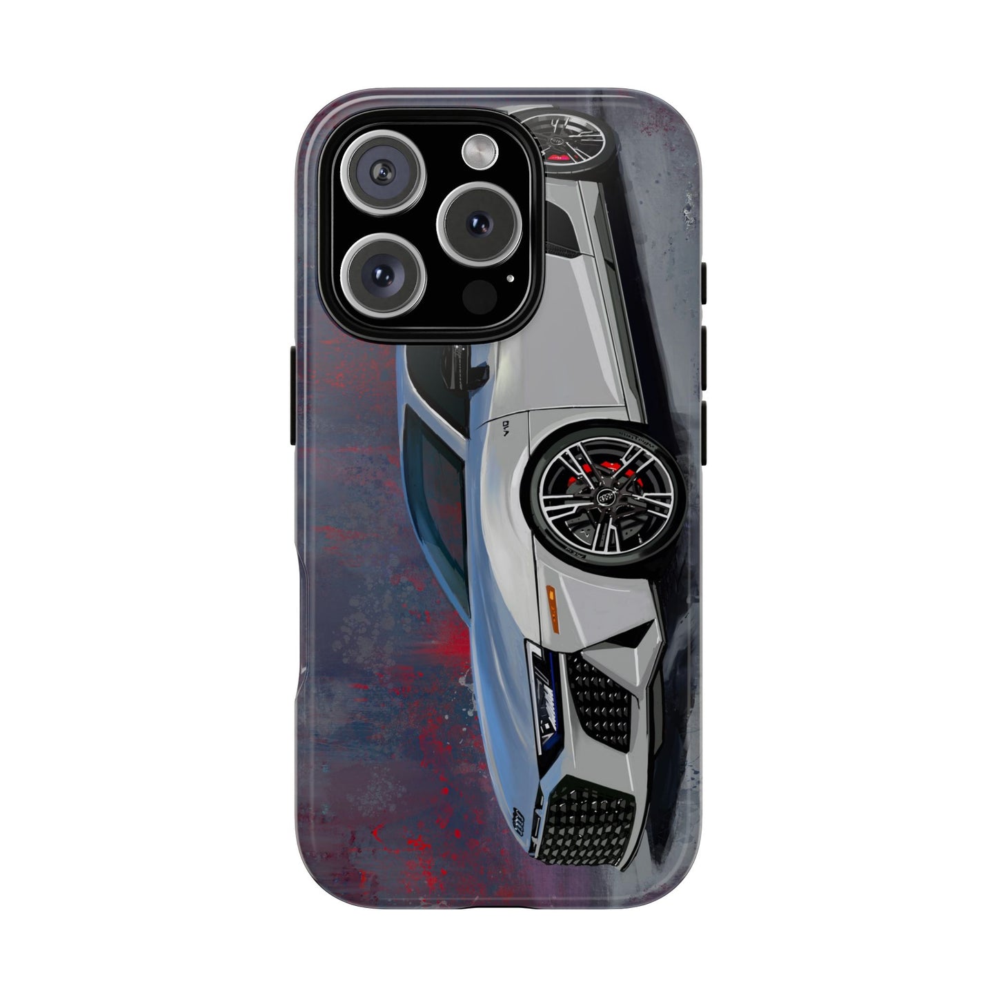 Audi R8 Case iPhone 16 15 14 13 12 11 Pro max Samsung Galaxy Pixel Slim Tough