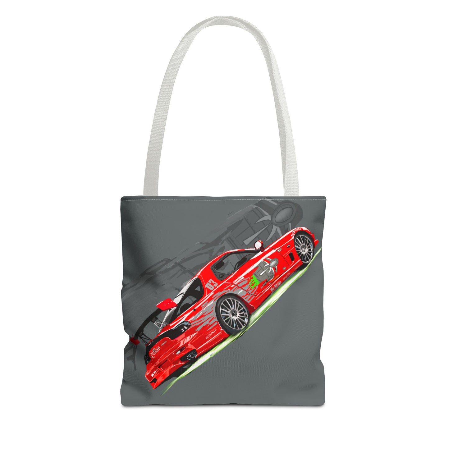 Fast and Furious Dom's RX7  Library Carry Tote Bag (AOP)