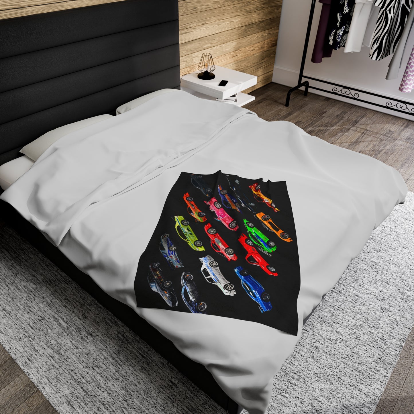 Fast and furious JDM movie cars Velveteen Plush Blanket