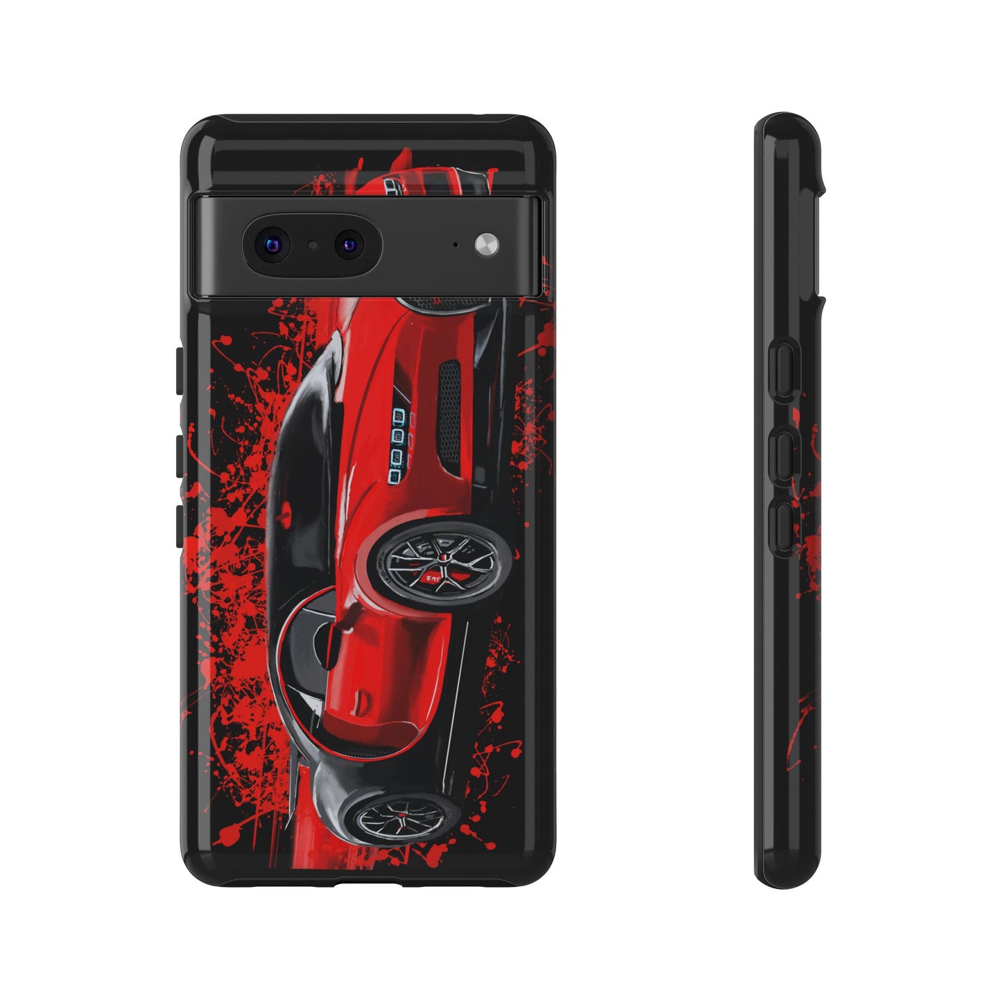 Red Bugatti Chiron Case iPhone 16 15 14 13 12 11 Pro max Samsung Galaxy Pixel