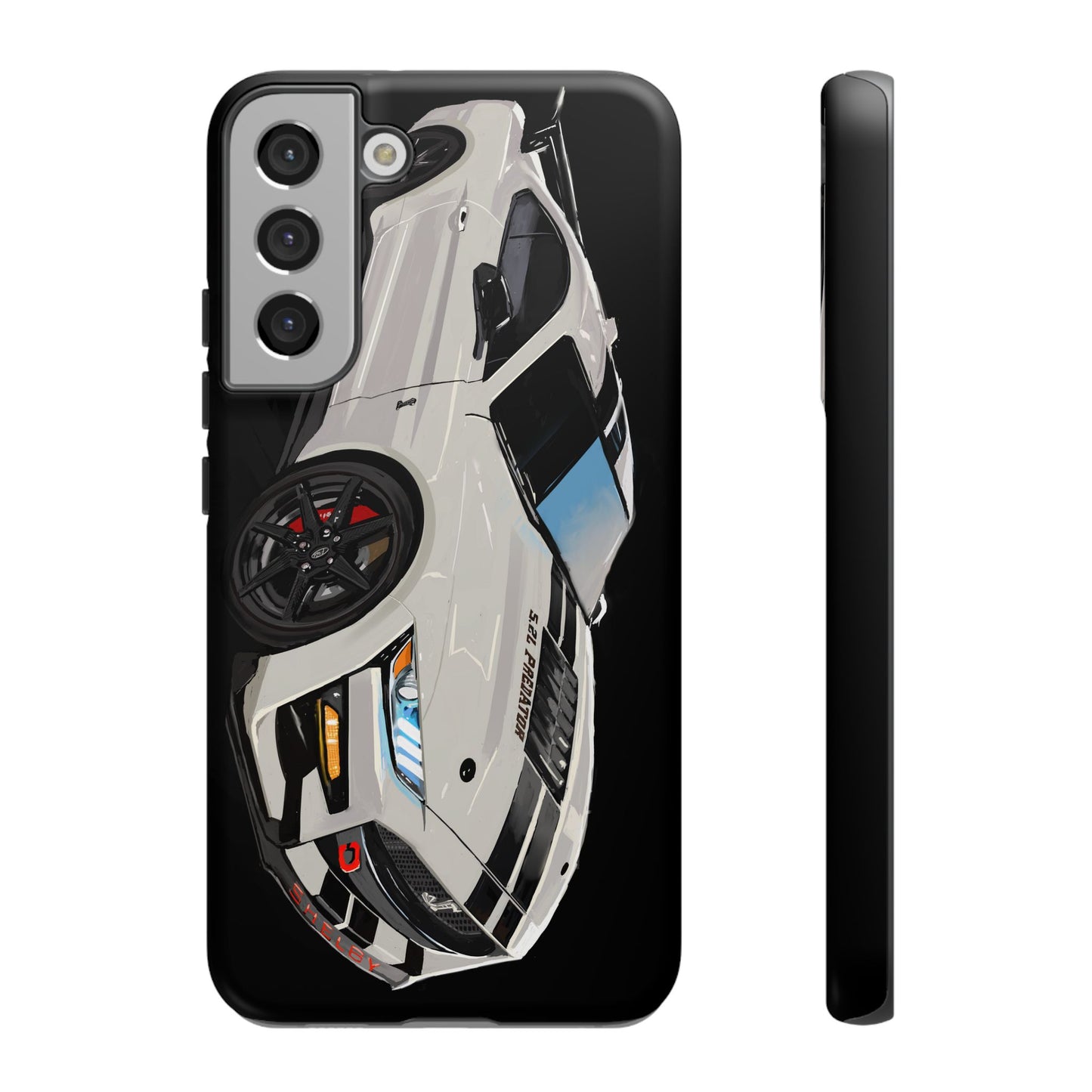 White gt500 car iPhone 17 16 15 14 13 12 Pro Samsung galaxy pixel