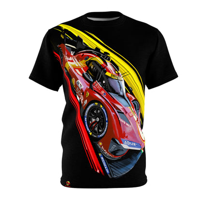 Ferrari 499p HyperCar Le Mans Unisex Cut & Sew T-shirt (AOP)