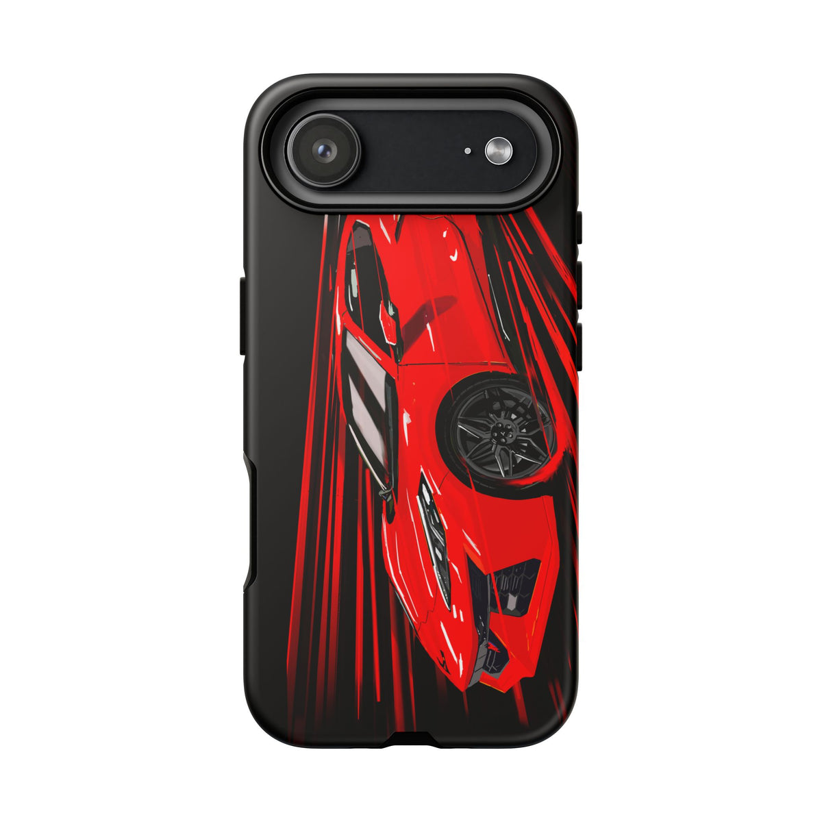 Red C8 corvette Z06 Case iPhone 18 17 16 15 14 13 12 11 Pro Samsung Galaxy Pixel