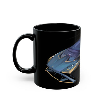 Lamborghini STO Black Mug coffee,tea(11oz, 15oz)