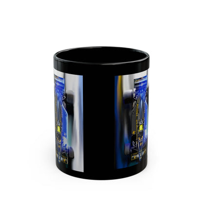 Aryton Senna formula one racing f1 Black Coffee Tea Mug (11oz, 15oz)