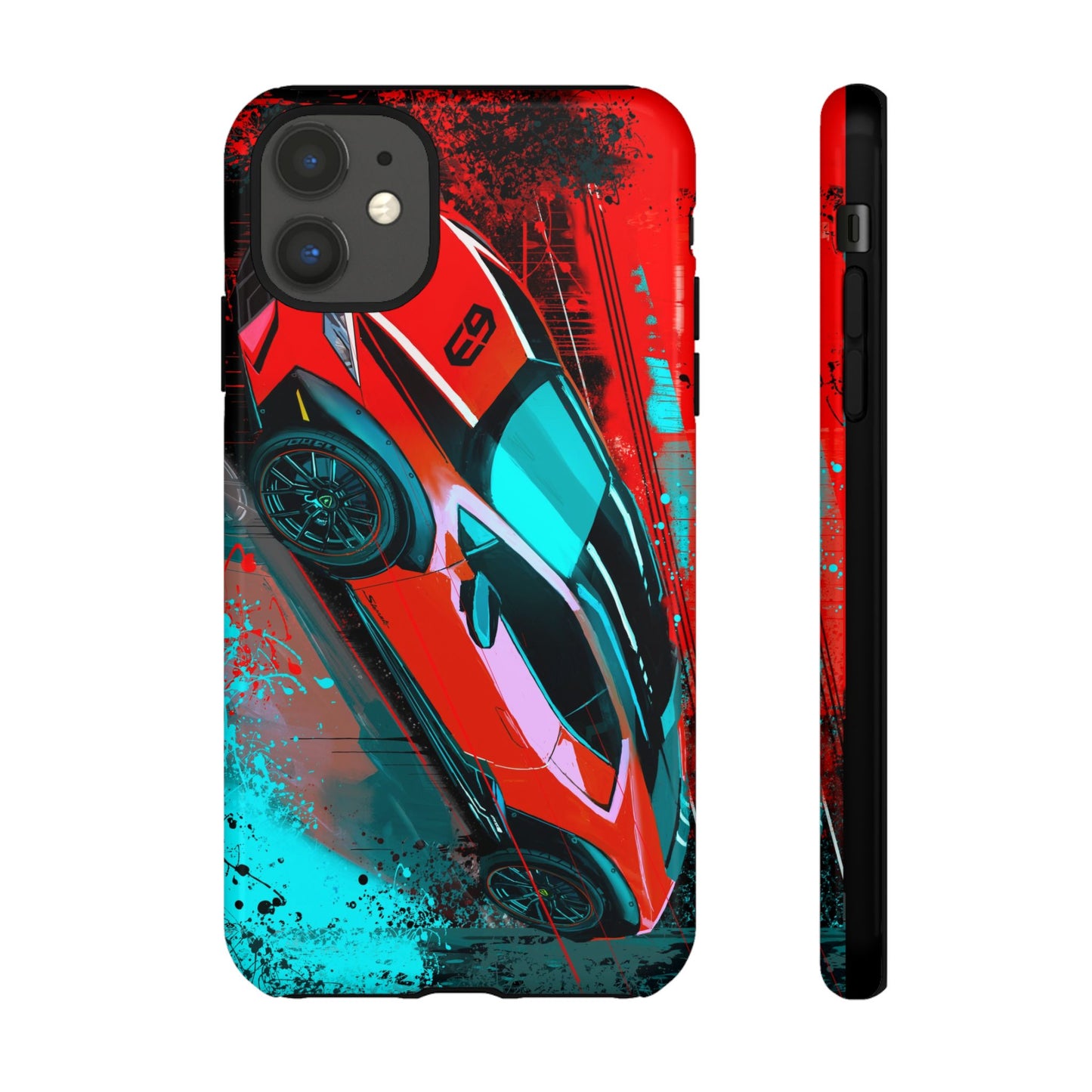 Red Lamborghini Sterrato Case iPhone 16 15 14 13 12 11 Pro Samsung Galaxy Pixel