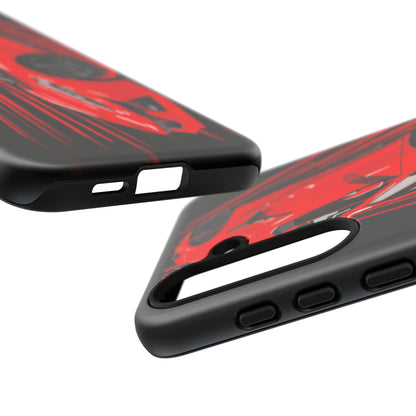 Red C8 corvette Z06 Case iPhone 18 17 16 15 14 13 12 11 Pro Samsung Galaxy Pixel