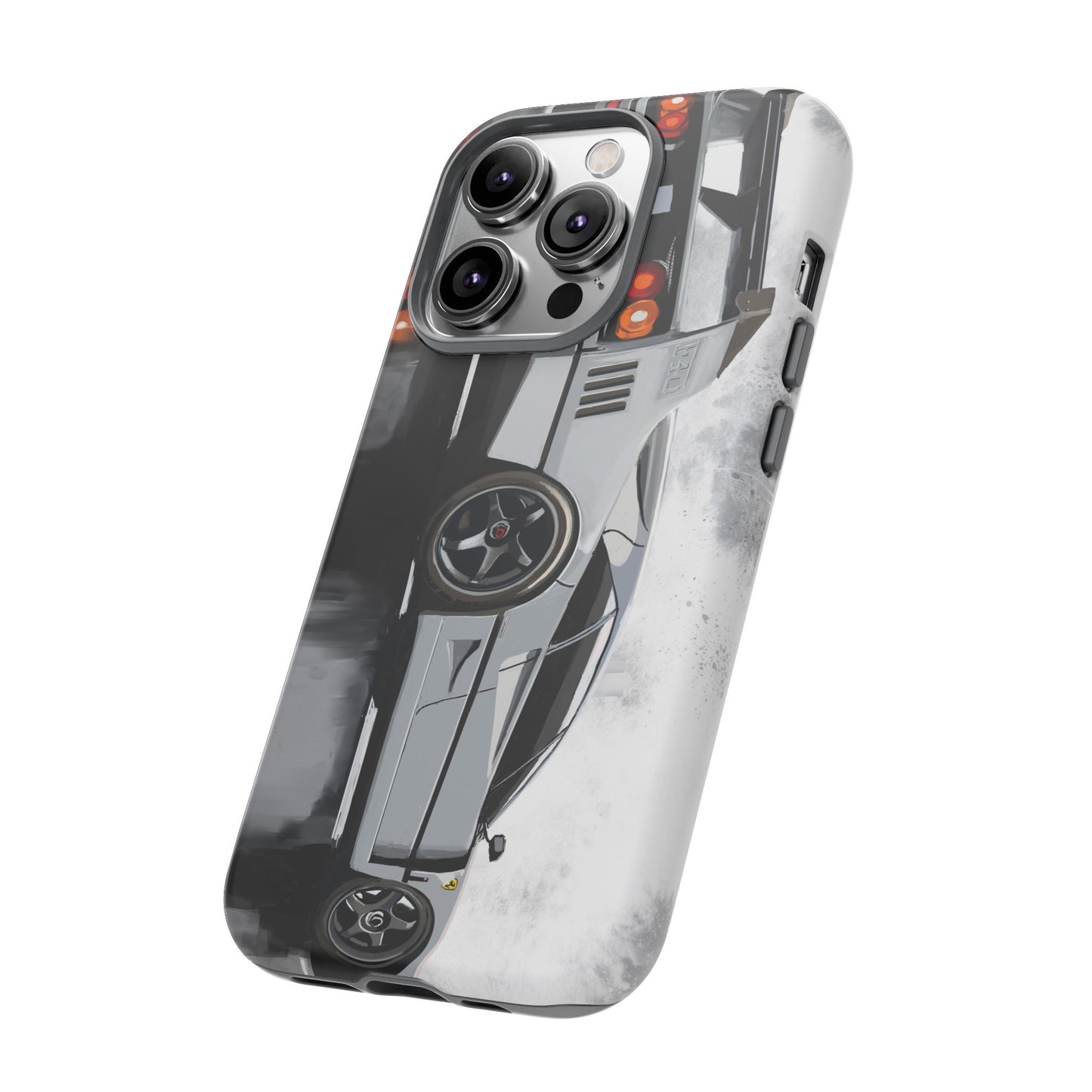 Gray Ferrari F40 Case iPhone 16 15 14 13 12 11 Pro max Samsung Galaxy Pixel