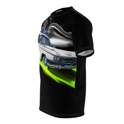 The Ecto 1 ghostbusters movie car Unisex Cut & Sew tshirt (AOP)