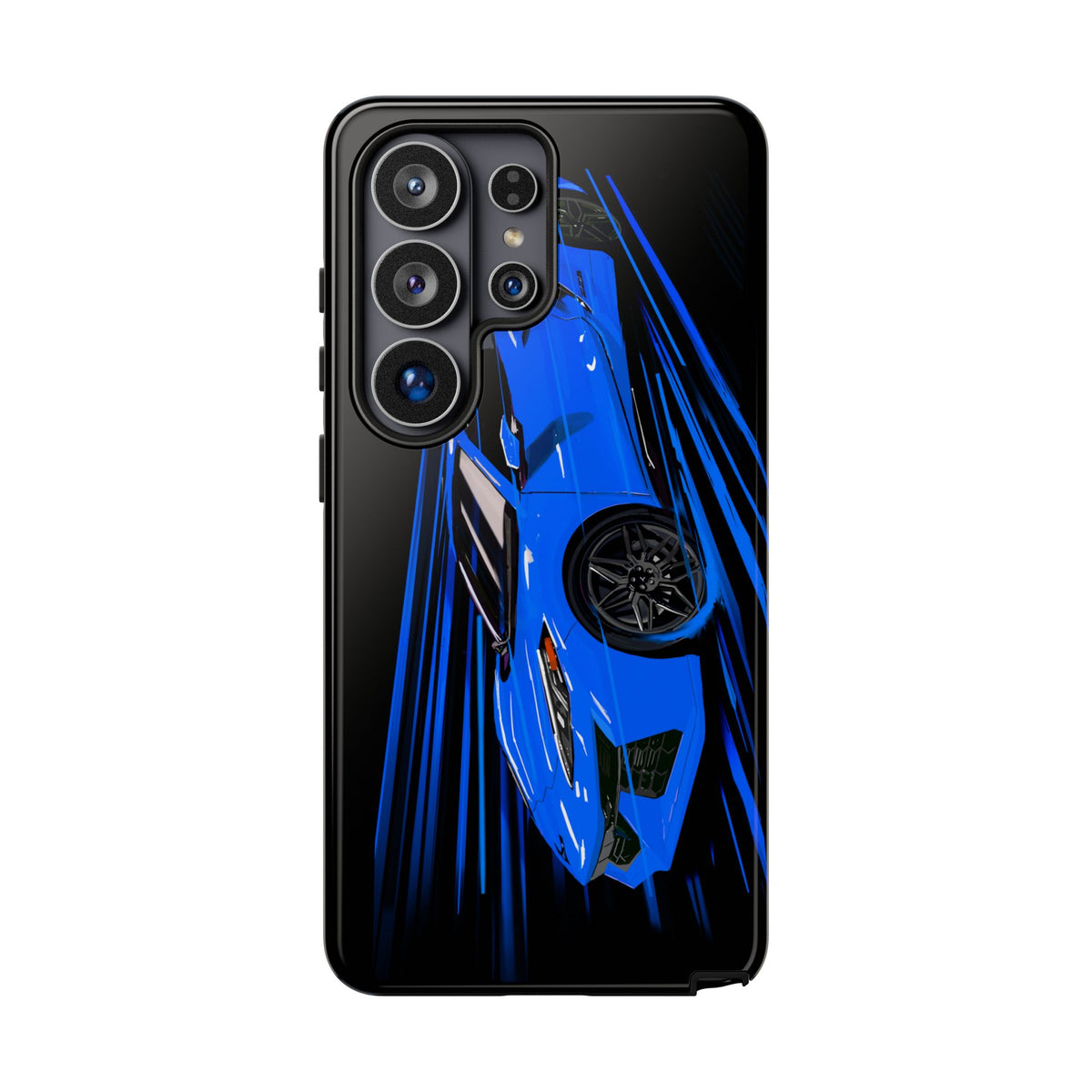 Blue Corvette C8 z06 Design for iPhone 18 17 16 15 14 13 Pro Max