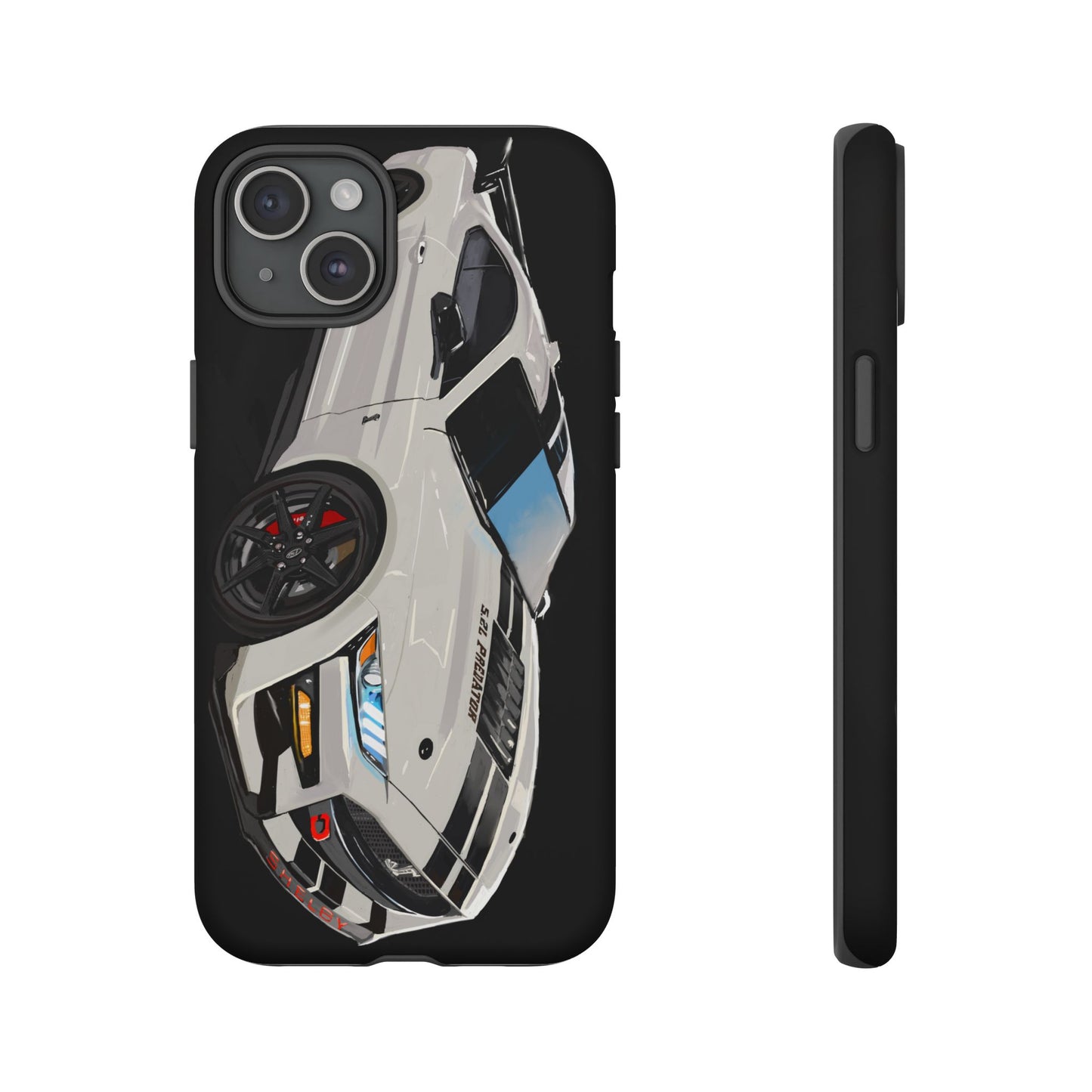 White gt500 car iPhone 17 16 15 14 13 12 Pro Samsung galaxy pixel