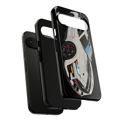 White gt500 car iPhone 17 16 15 14 13 12 Pro Samsung galaxy pixel